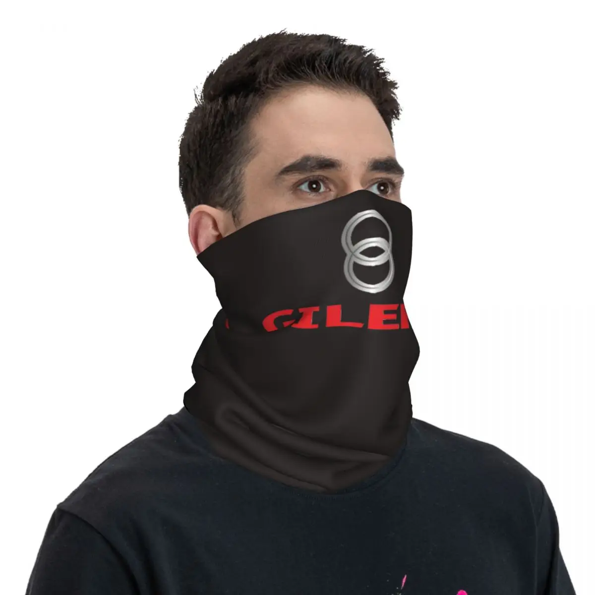 Logo Bandana Neck Cover Motorcycle Club Gilera Moto Face Scarf Running Unisex Adult Winter