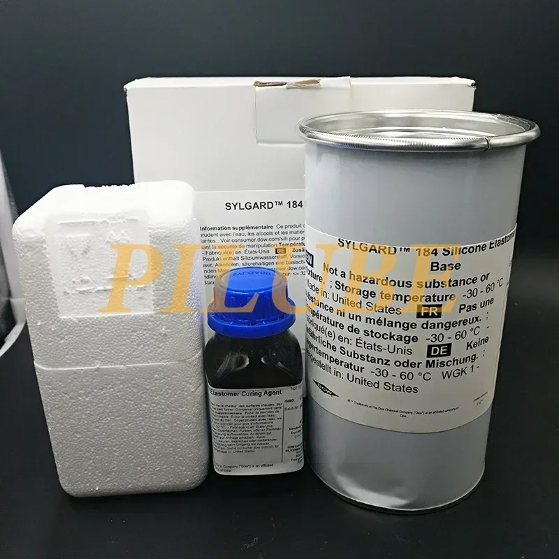 Imagem -06 - Cola Óptica Transparente Alta Dow Corning Dc184 Pdms Siloxano de Polidimetacrilato Sylgard184 dc Produto Original