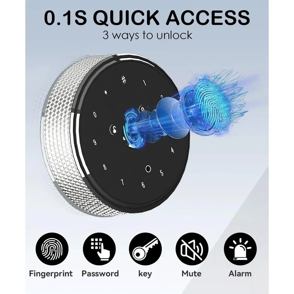 Biometric Safe for Firearms: Adjustable Storage for Rifles and Pistols in Home and Garage