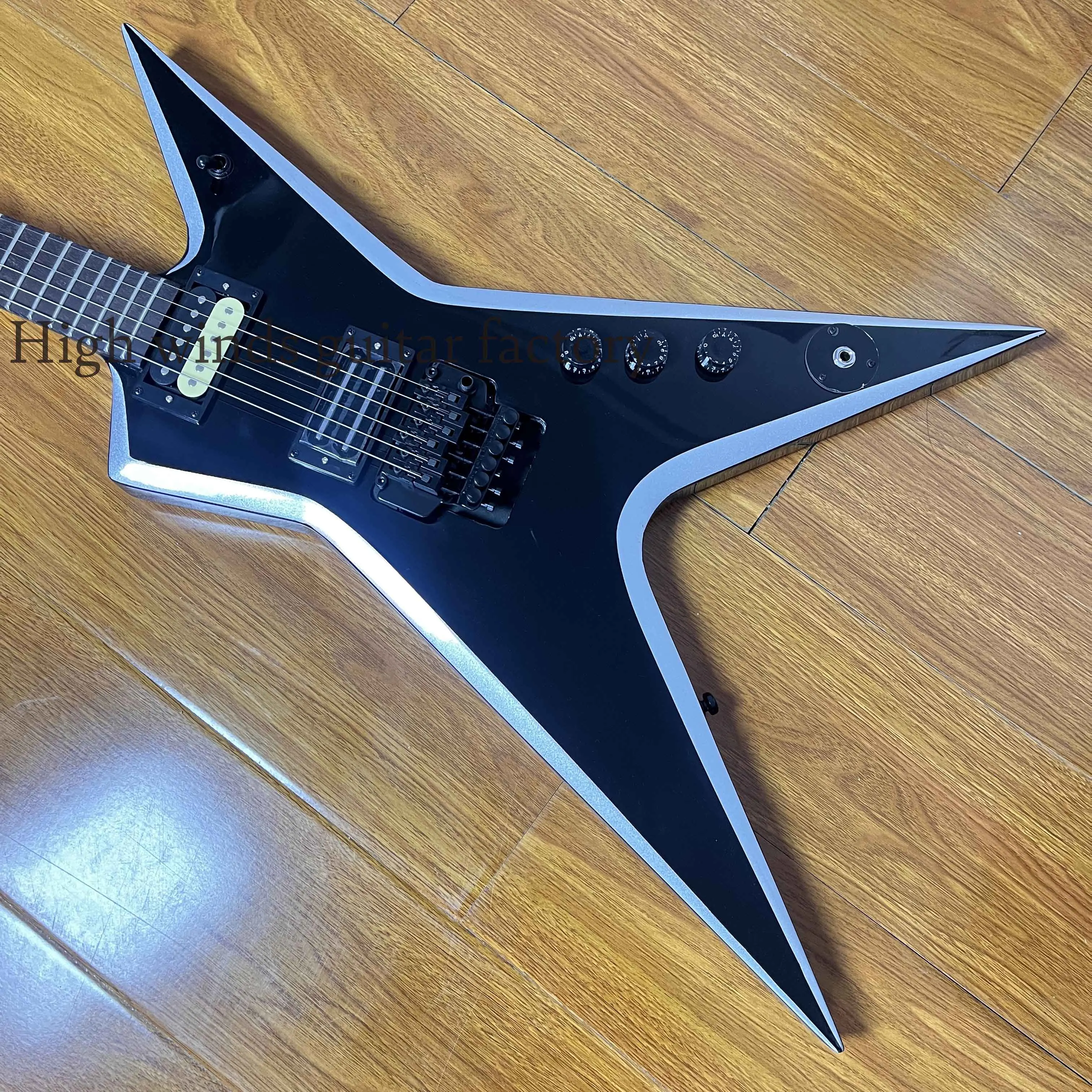 

Dimebag Darrell Rebel electric guitar black Fretboard mahogany with 6 strings