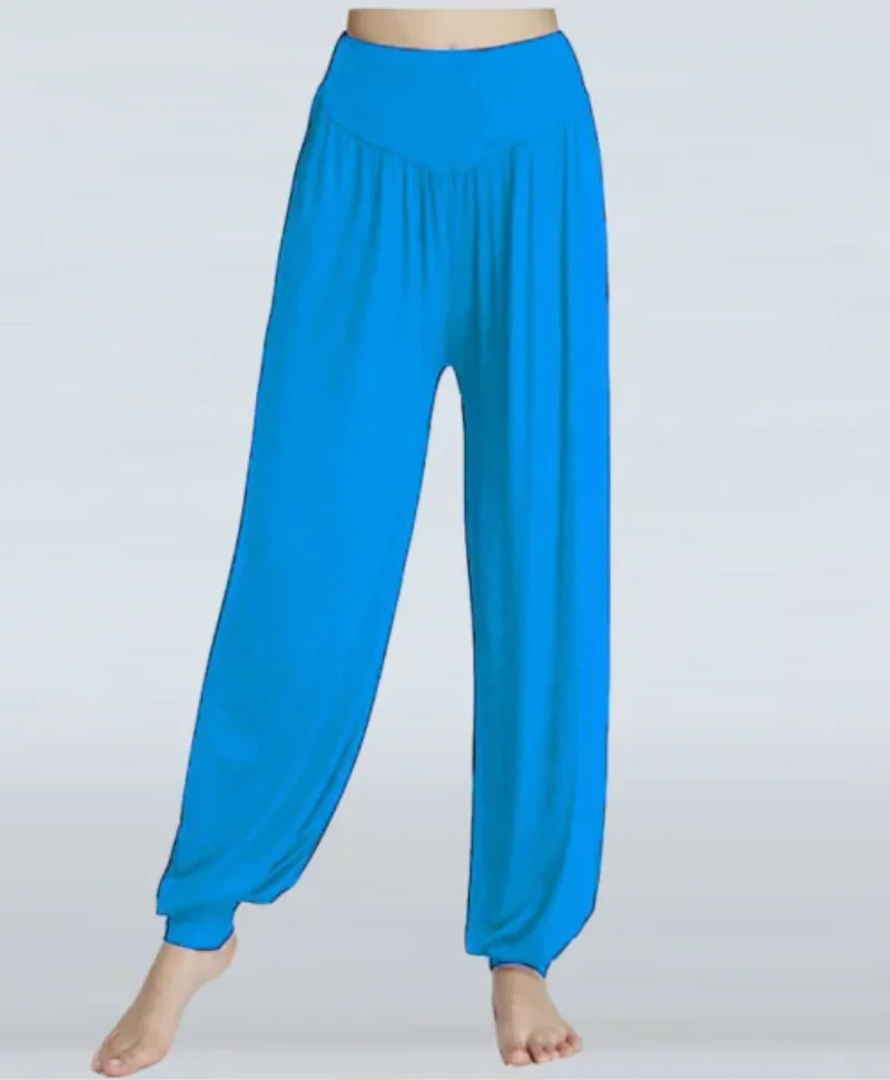1pcs/lot Women Lady Harem pants modal solid Long Pants Belly Dance pants Boho Wide Trousers