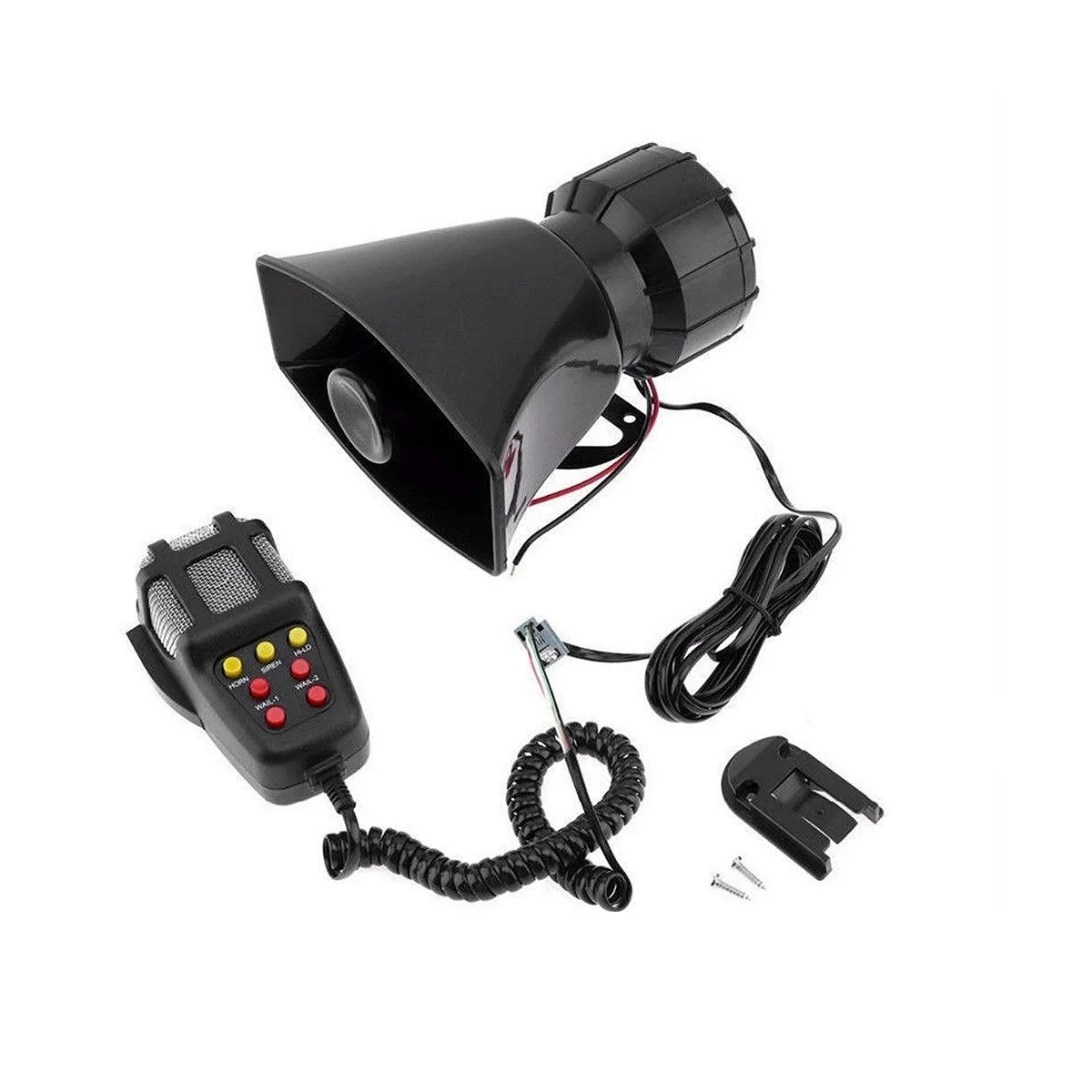 12V 7 Sounds 120DB Wireless Electronic Siren Loud Car Warning Alarm Fire Siren Horn Car Accessories