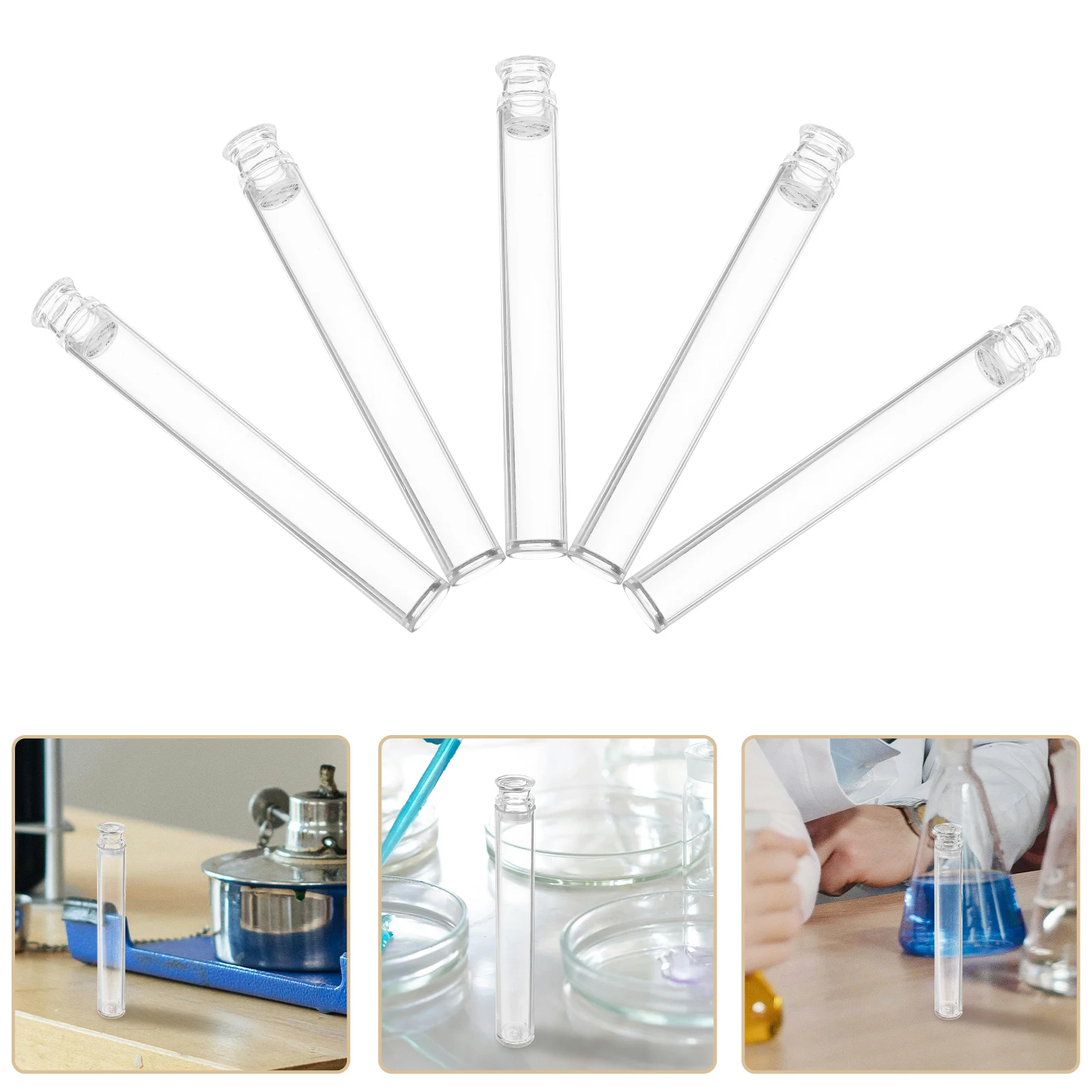 

10 Pcs Acrylic Sample Tube Scent Sticks Holder Clear Tubes Incense Rack Storage