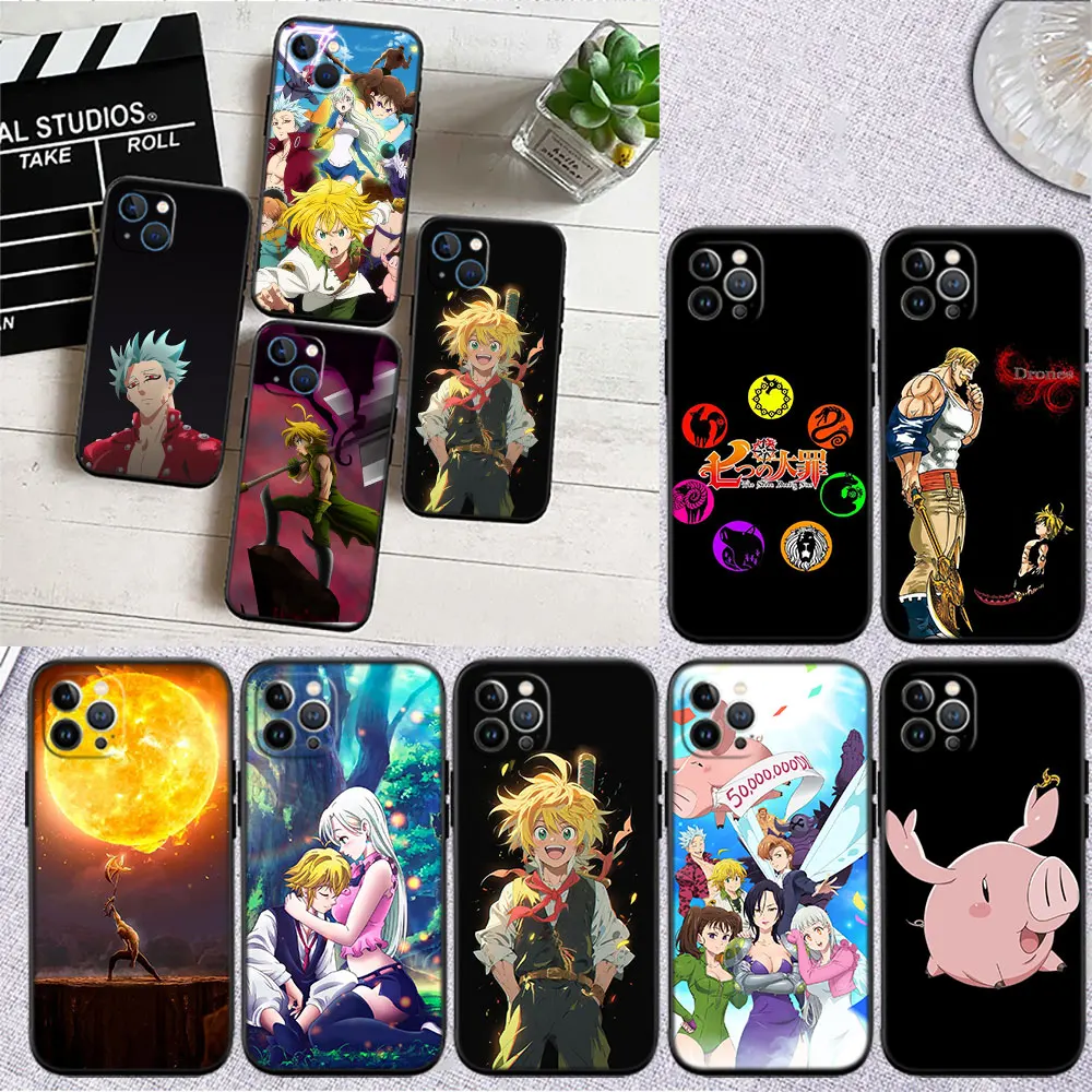 Funda Protectora para Teléfono VY80 S-Seven D-Deadly Sin, Carcasa Suave para iPhone SE X XS XR 11 16E 17 Pro Max Air 8 7 6 6s Plus