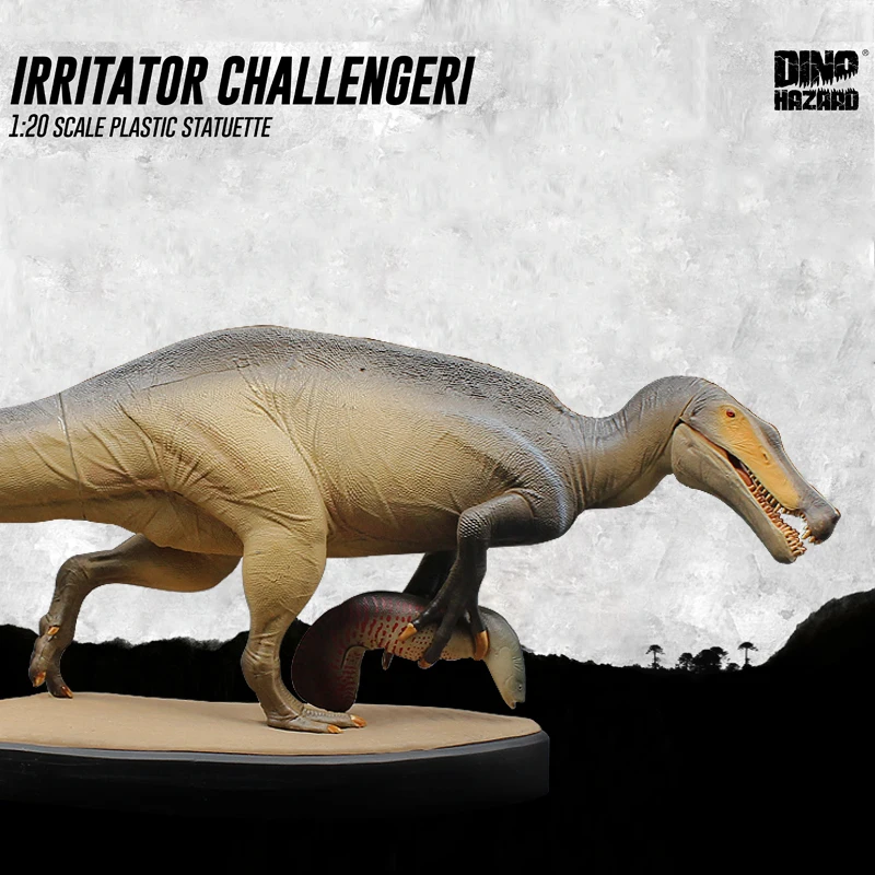 

В наличии Испаритель Challengeri Испанский динозавр Модель масштаба 1:20 Пластиковая статуэтка Коллекция игрушек с орнаментом