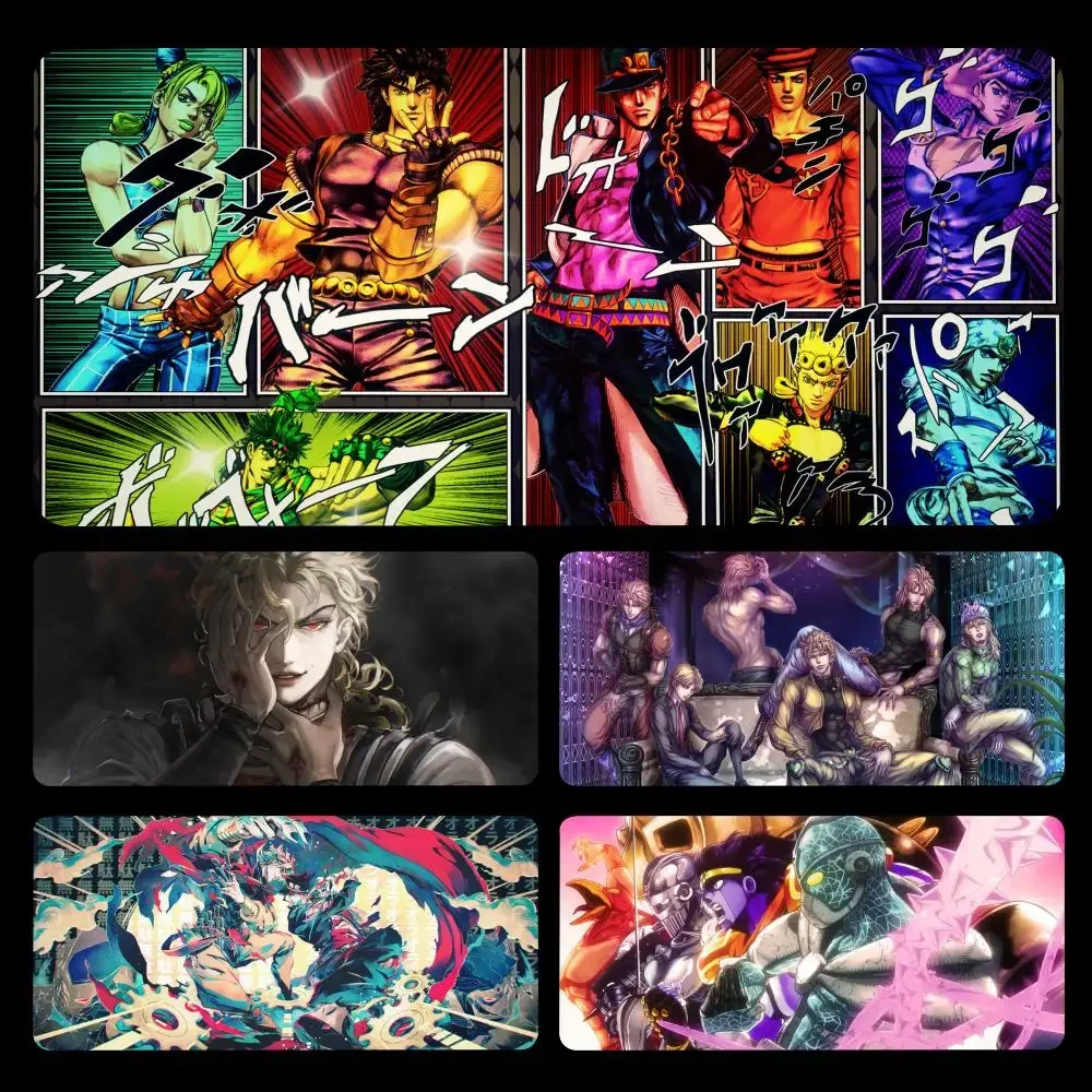 

Anime J-JOJO S BIZARRE ADVENTURE Mousepad Large Gaming Mouse Pad LockEdge Thickened Computer Keyboard Table Desk Mat