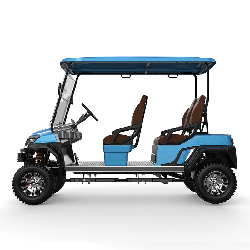 YTYINLuxury Electric Golf Cart For Resort & Club-5-6 Seats 5KW Motor Fast Charging Custom Color Available