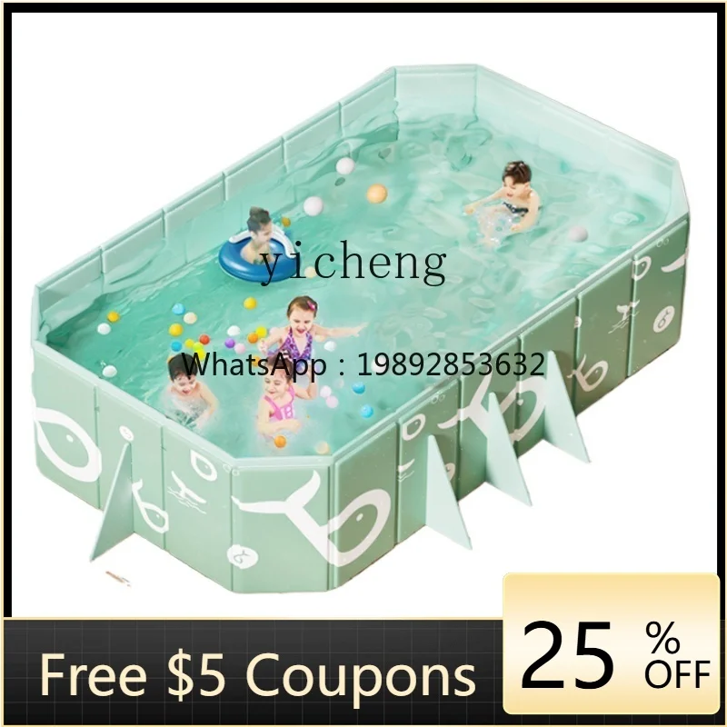 

Swimming Pool Household Children's Inflatable-Free Foldable Pool Outdoor Large Bracket Swimming Pool