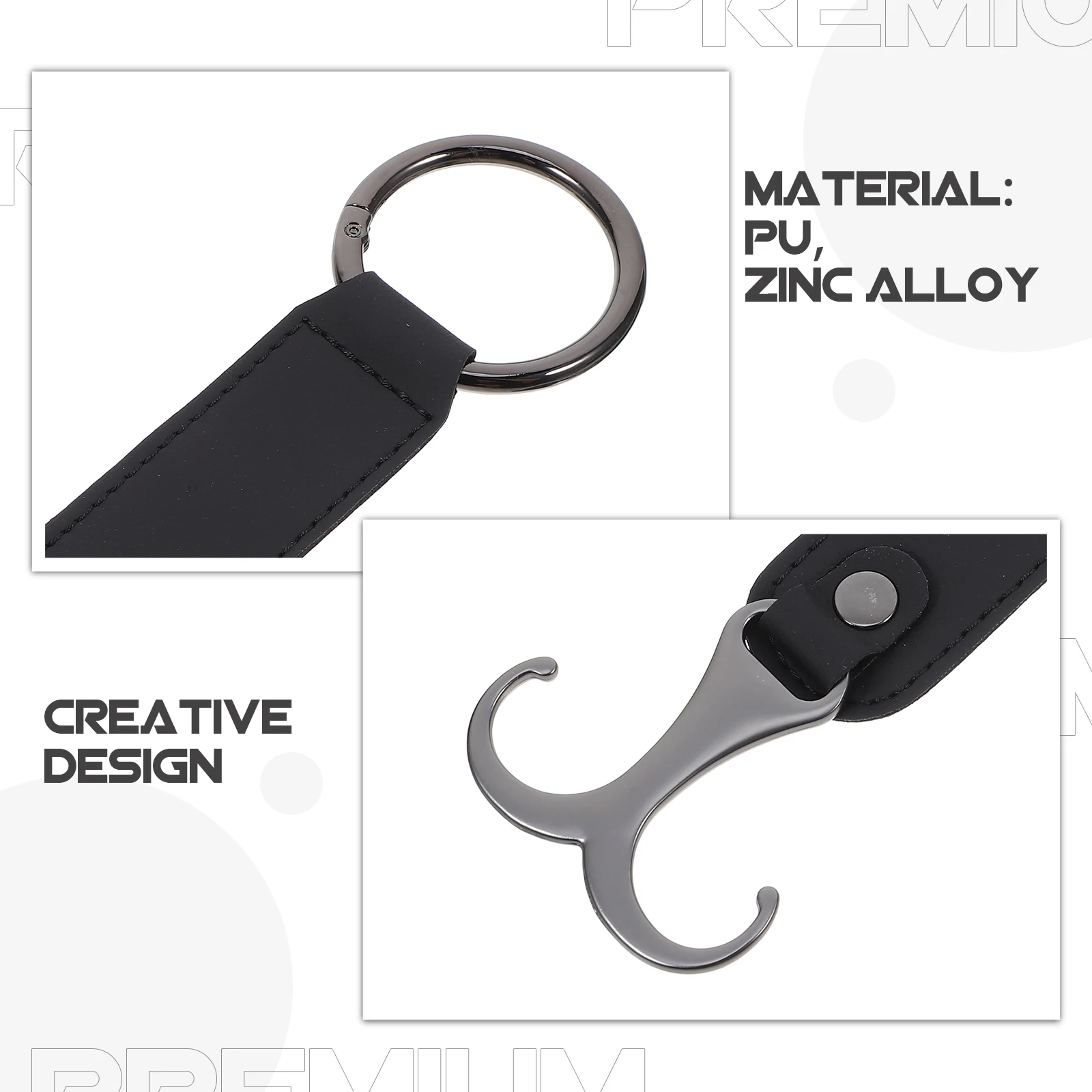 

Car Storage Double Headrest Hooks for Cars Seat Purse Coat Hanger Bags Vehicle Accessories Car Bag Hooks Stylish Color