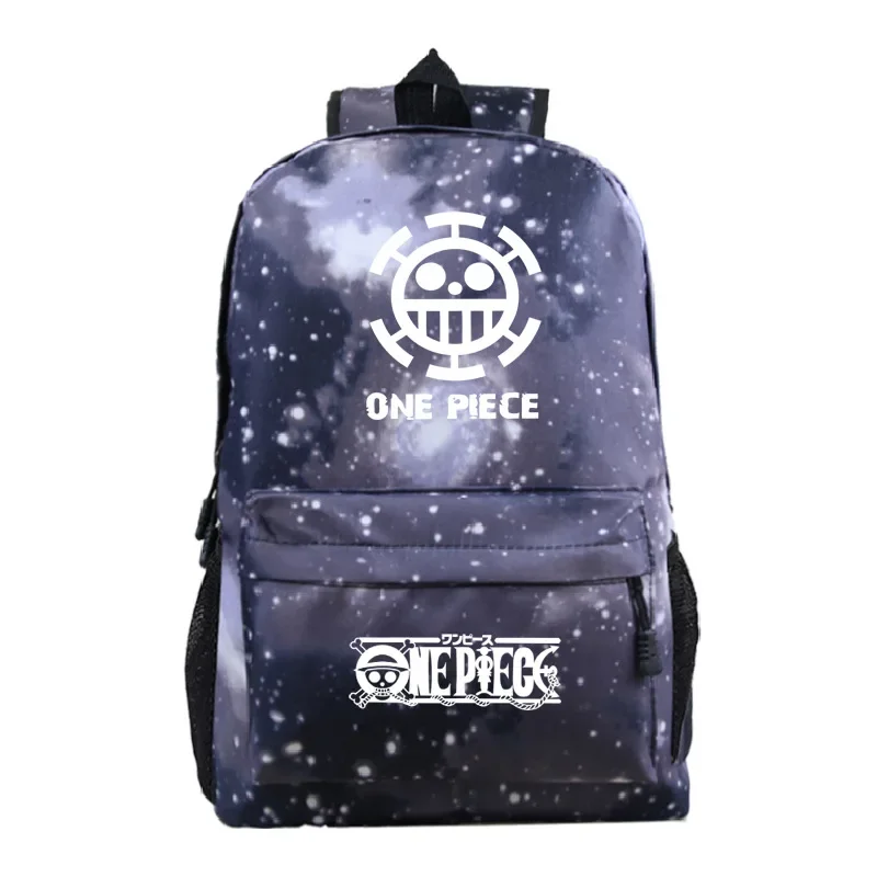 ONE PIECE Luffy Zoro Backpack for Boys Anime Backpacks Students School Bags Children Cartoon Bookbag Mochila Teens Travel Bag