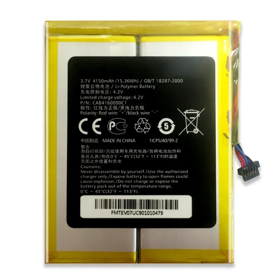 Tablet Battery for Alcatel One Touch EVO 7 HD / Onetouch 4150Mah EVO7 Batteries with Track Code Warranty