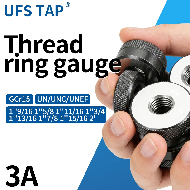 

Набор калибровочных колец UFS (1 шт. GO + 1 шт. NOGO) 3A1''9/16 1''5/8 1''11/16 1''3/4 1''13/16 1''7/8 1''15/16 2'-UN/UNC/UNEF для американской резьбы FineTooth