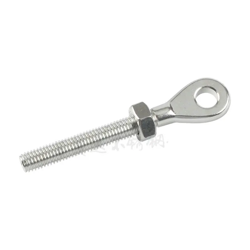 5 Piecers Marine Grade 316 Stainless Steel Eye Bolt with Nut for DIY Fitting Rigging Hardware Balustrade Kit