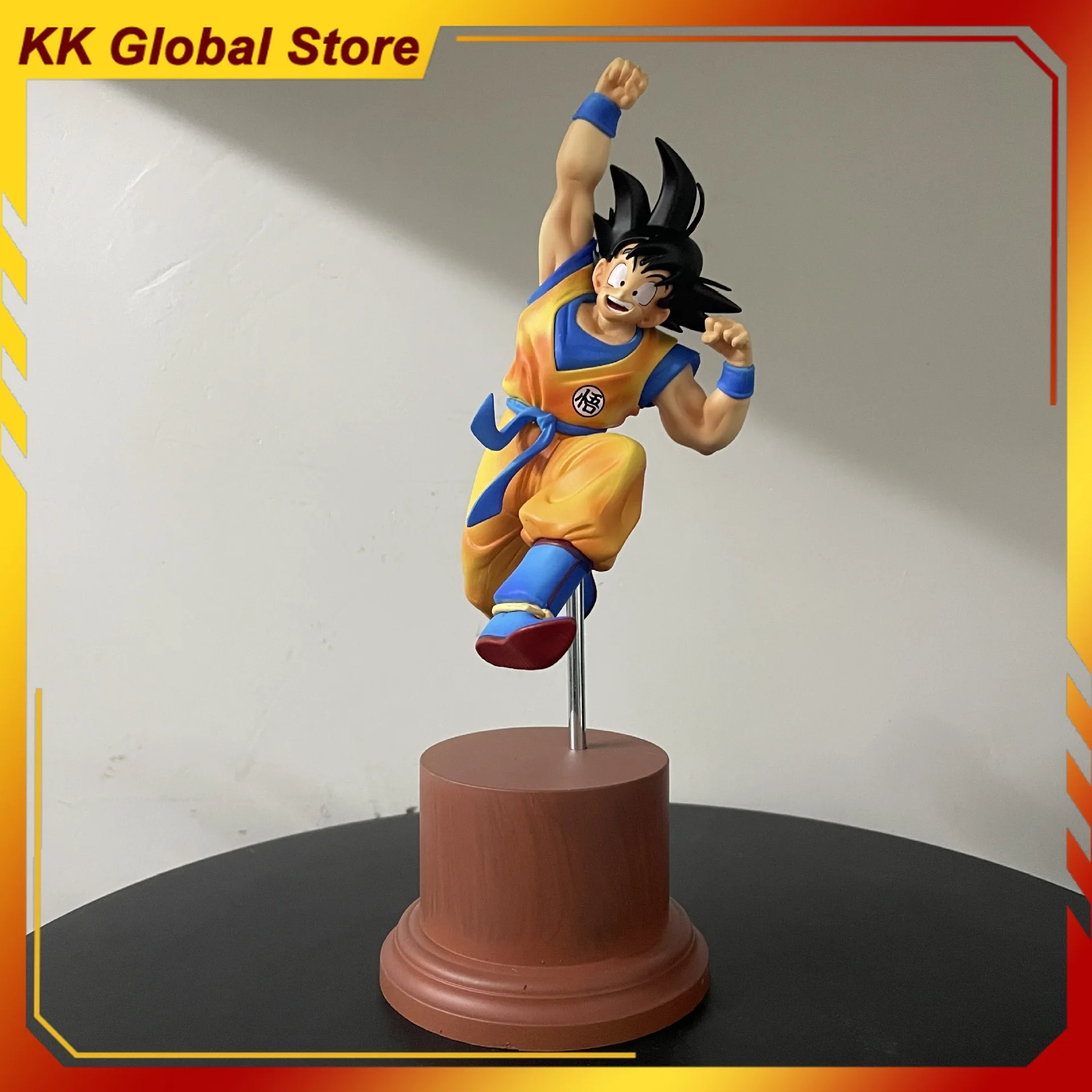 

25cm New Dragon Ball Anime Figure Jump Son Goku Perimeter Cute Model Statue Desktop Decoration Ornaments Kids Birthday Gifts Toy