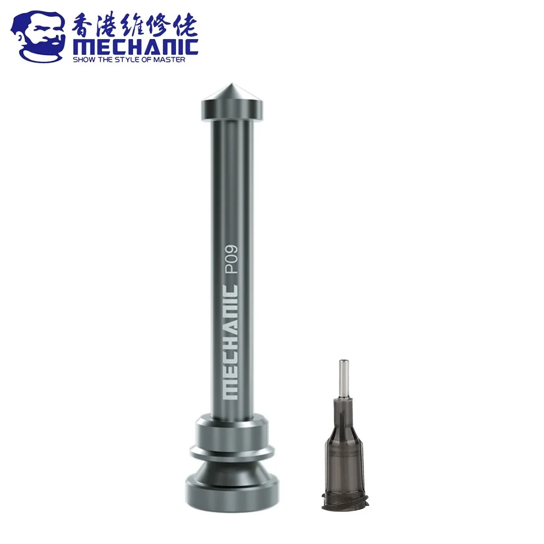 MECHANIC P09 Aluminum Alloy Tube Piston Solder Paste Booster Soldering Flux Push Syringe Plunger Dispenser Propulsion Tools Kit