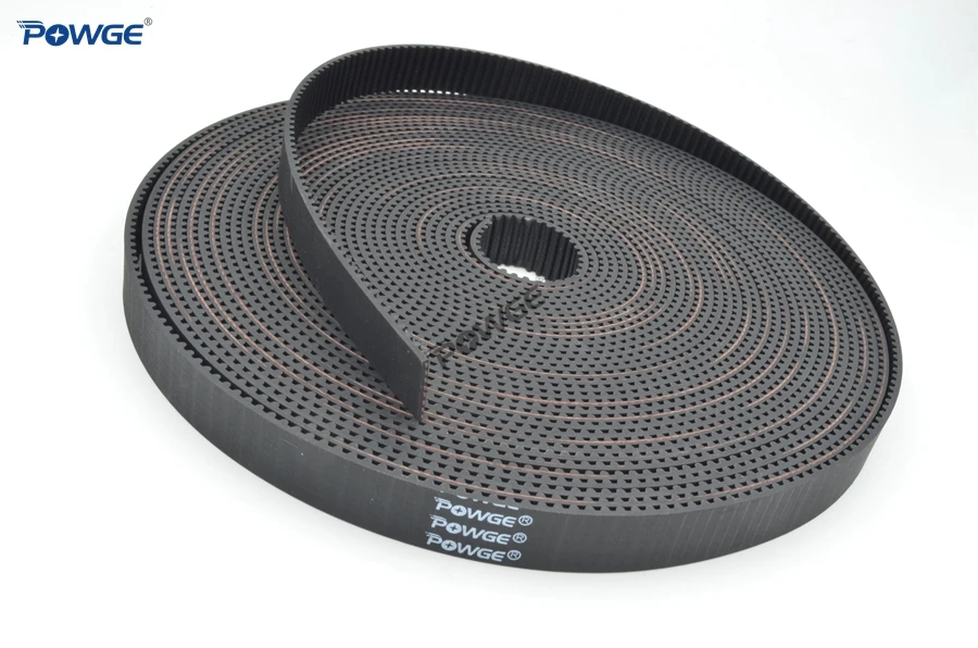 POWGE GT 3GT Open synchronous Timing belt width 6/9/15mm 3GT-6/3GT-9/3GT-15 Rubber Small Backlash Accuracy Positioning 3GT Belt