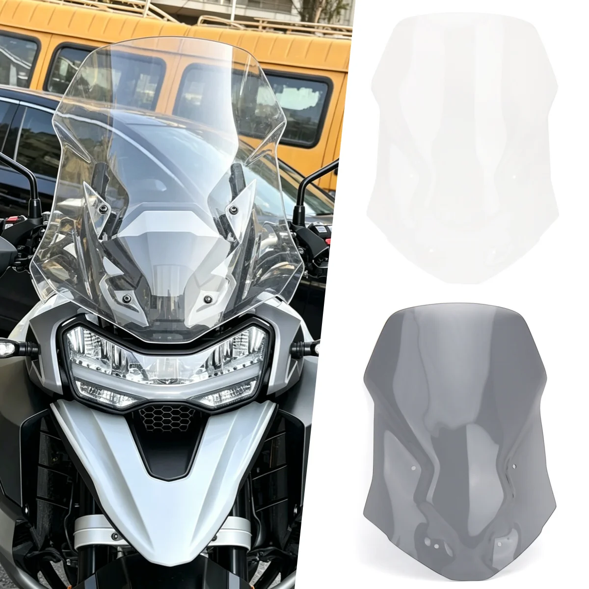 

Motorcycle Touring Windscreen Double Bubble Windshield For Tiger1200 Tiger 1200 GT &GT Pro&GT Explorer&Rally Pro&Rally Explorer