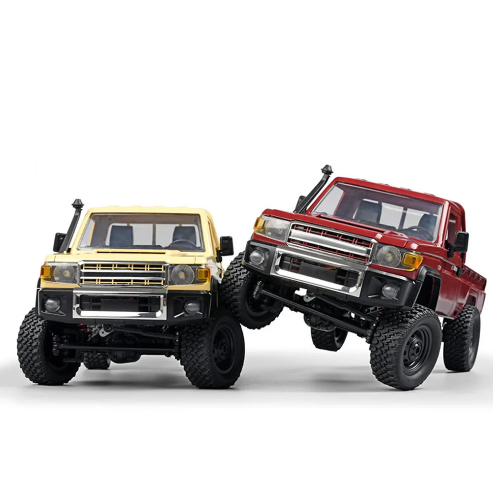 MN82 RC Car 1:12 Full Scale Off-Road Vehicle 2.4G 4WD 280 Motor Climbing Car Model Birthday Christmas New Year Gifts For Kids