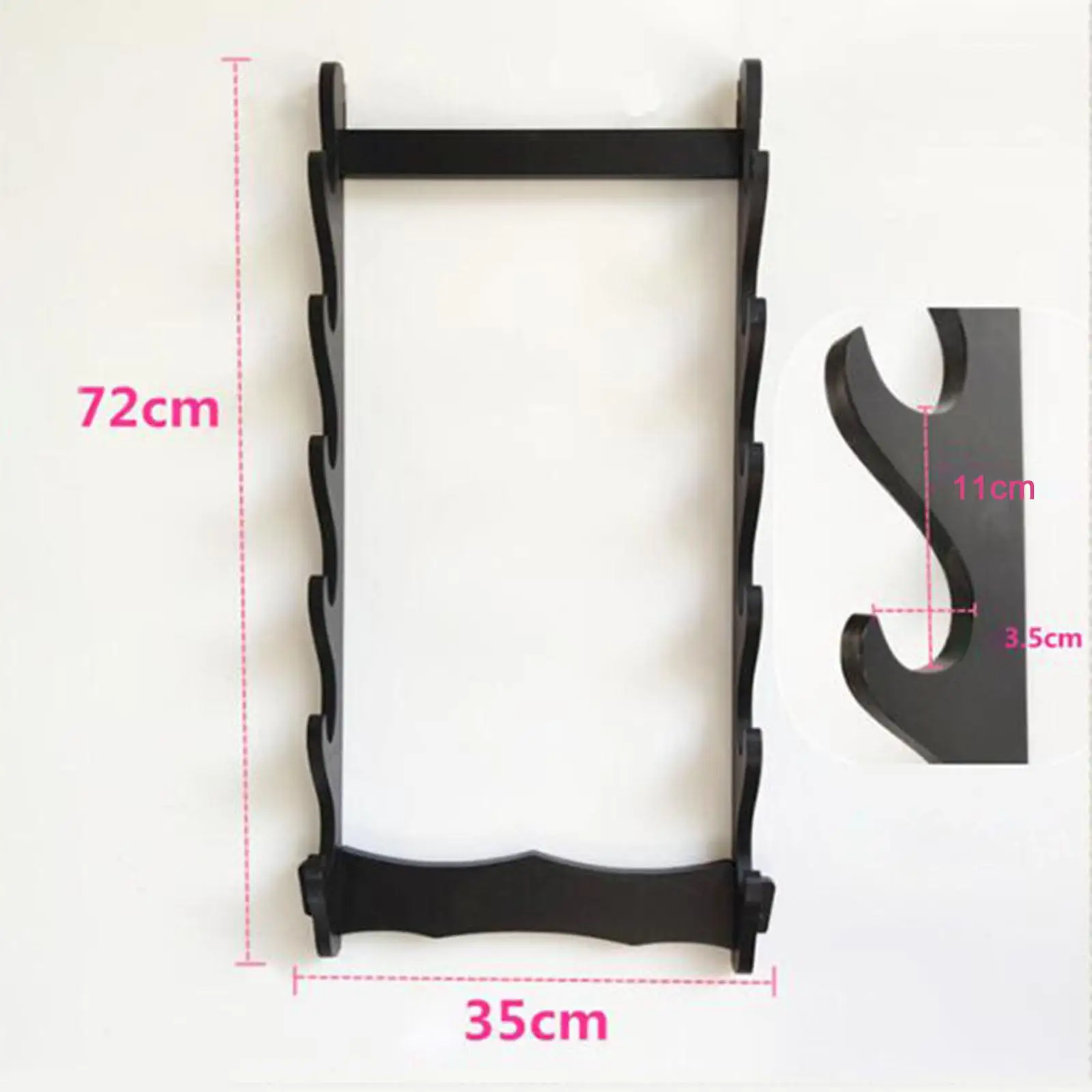 Sword Stand Display Horizontal Decoration Accessories Tanto Holder Bracket for Collection Sword Wakizashi Samurai Sword