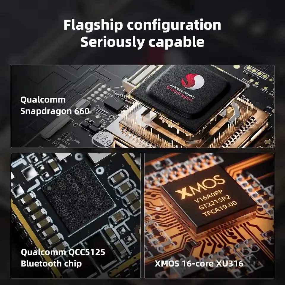 F i i O S15 Desktop Hi-Res Audio Streamer DAC AMP All-in-one HIFI Solution AK4191 AK4499EX DAC chips Android 12 Snapdragon 660 - Image 3