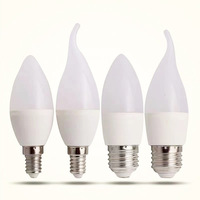 10Pcs/lot E14 E27 LED Candle Bulbs AC 220V led light chandelier lamp 3W 6W 7W 9W bedroom Lamp Decoration Light Energy Saving