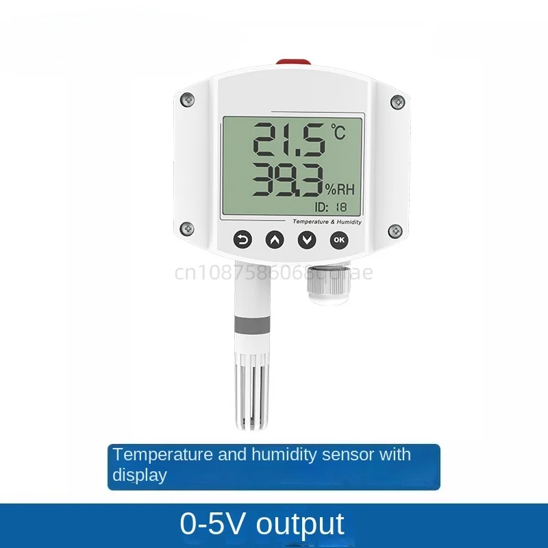 Industrial Smart Room 0-5V 0-10V 4-20ma Rs485 Air Temperature and Humidity Sensor