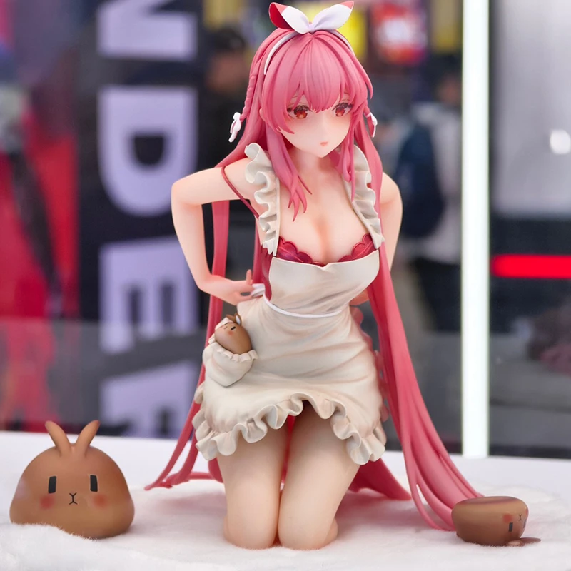 

Genuine Animester White Rabbit Rosu Apron Ver. 1/7 Scale 16cm Model Pink Hair Desktop Decoration Collectible Figure In Stock