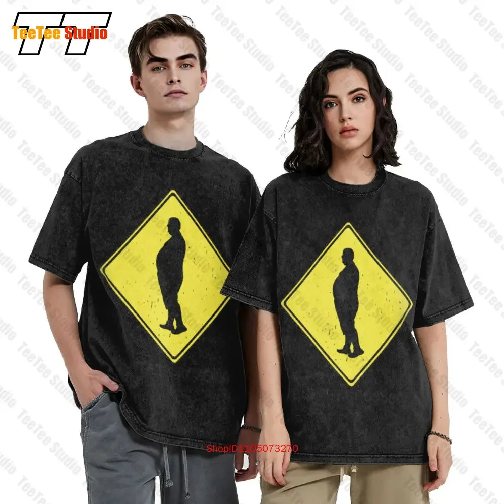 Buffet Crossing Sign Vintage Oversized T-Shirt BYPR