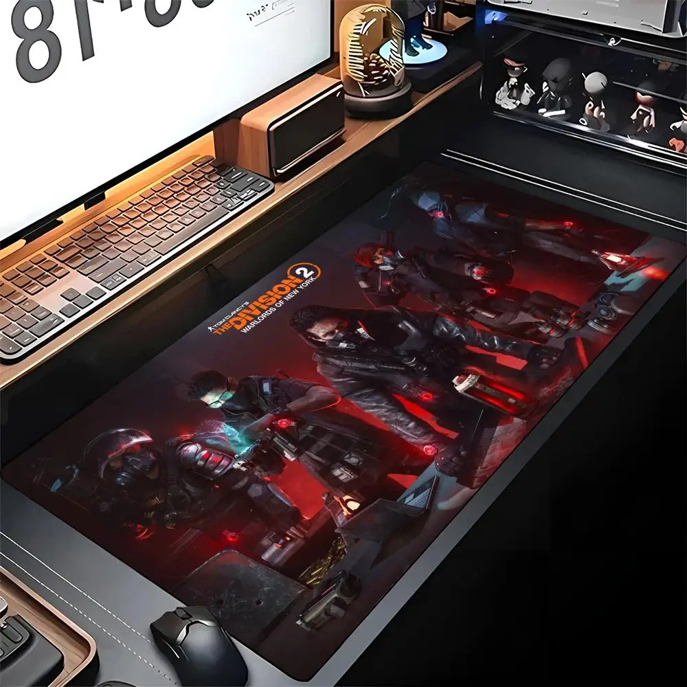 

Tom Clancy's The Division 2 Mouse Pad Edge Big Birthday Gaming Locking Computer Gamer Large Rubber Art Mousepad Laptop Desk Mat