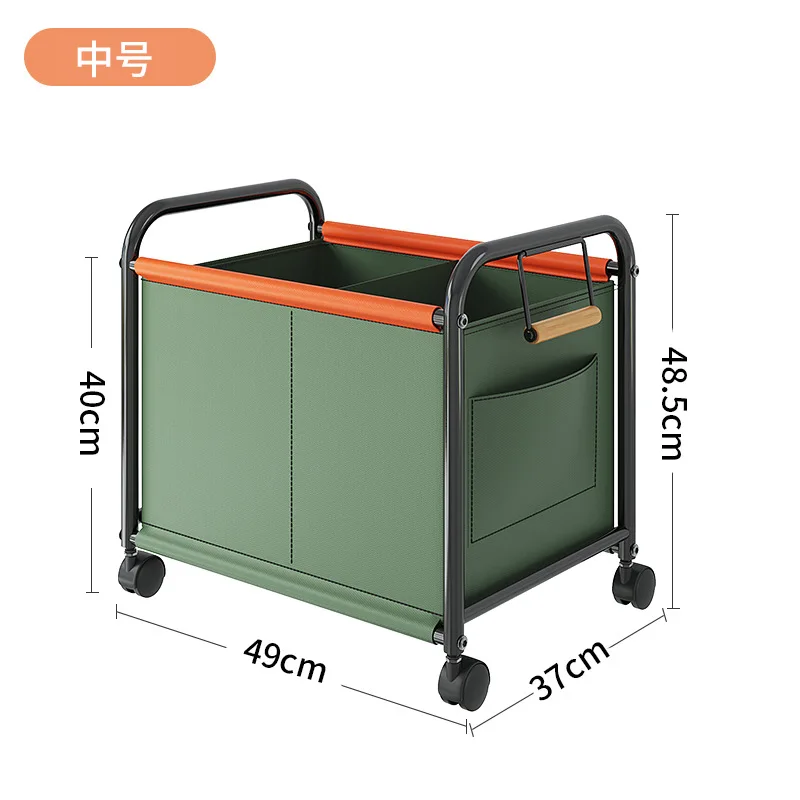 Large Multi-Functional Toy Storage Cart - Rolling Organizer Basket for Bedroom and Living Room