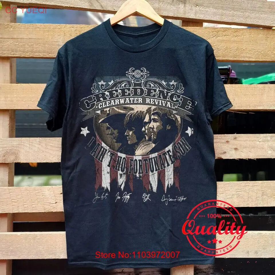 Rare CREEDENCE CLEARWATER REVIVAL Signature S to 5XL Unisex T-shirt