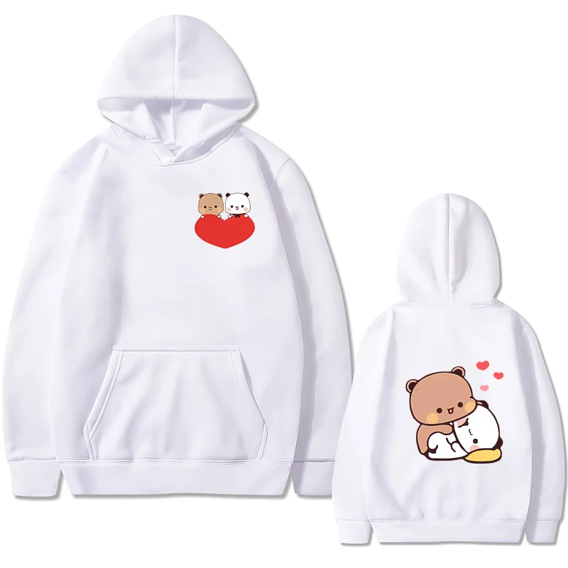 Women's Long Sleeves Women Long Sleeves Kawaii Girl Anime Sweatshirt Fleece Harajuku Oversized Casual Pullover Cute Valentine's