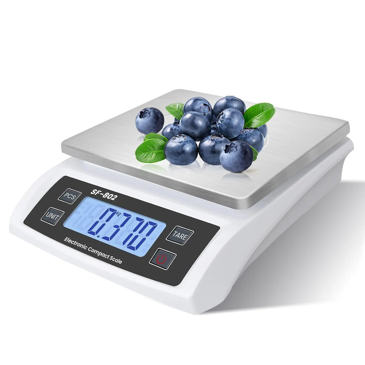 Large Digital Kitchen Scale 30kg, LCD Display, Sta