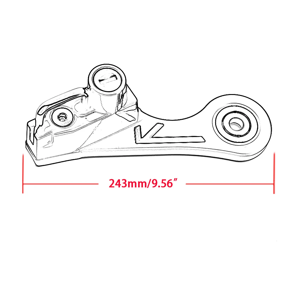 Motorcycle Accessories For Triumph Bonneville Thruxton 900 Scrambler Speed Twin Helmet Lock Kit Helmets Security Anti-Theft Lock - view 4
