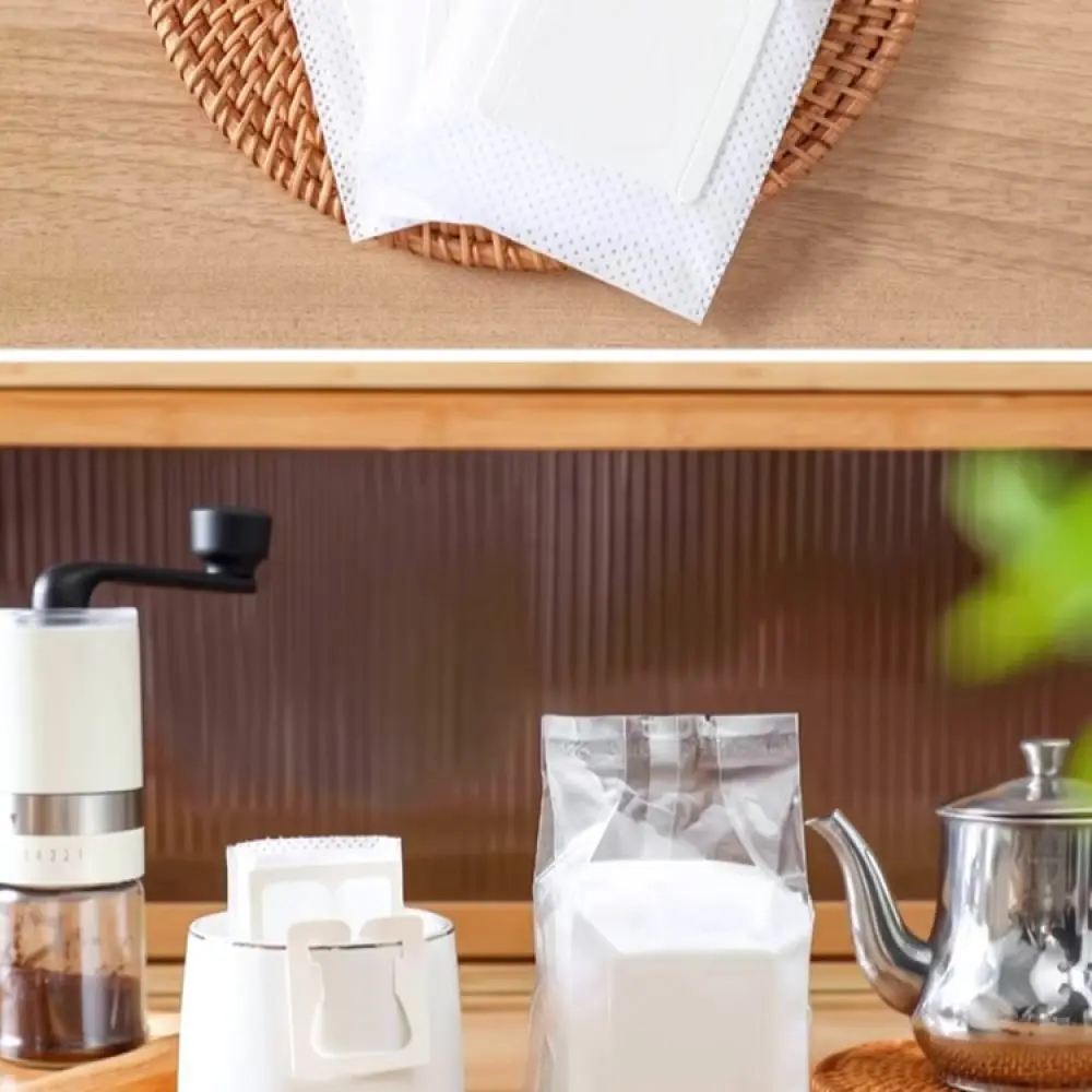 Disposable Hanging Ear Coffee Filter Pouch Portable Drip Paper Bag For Daily Home Office Hand Brewing Coffee Tool