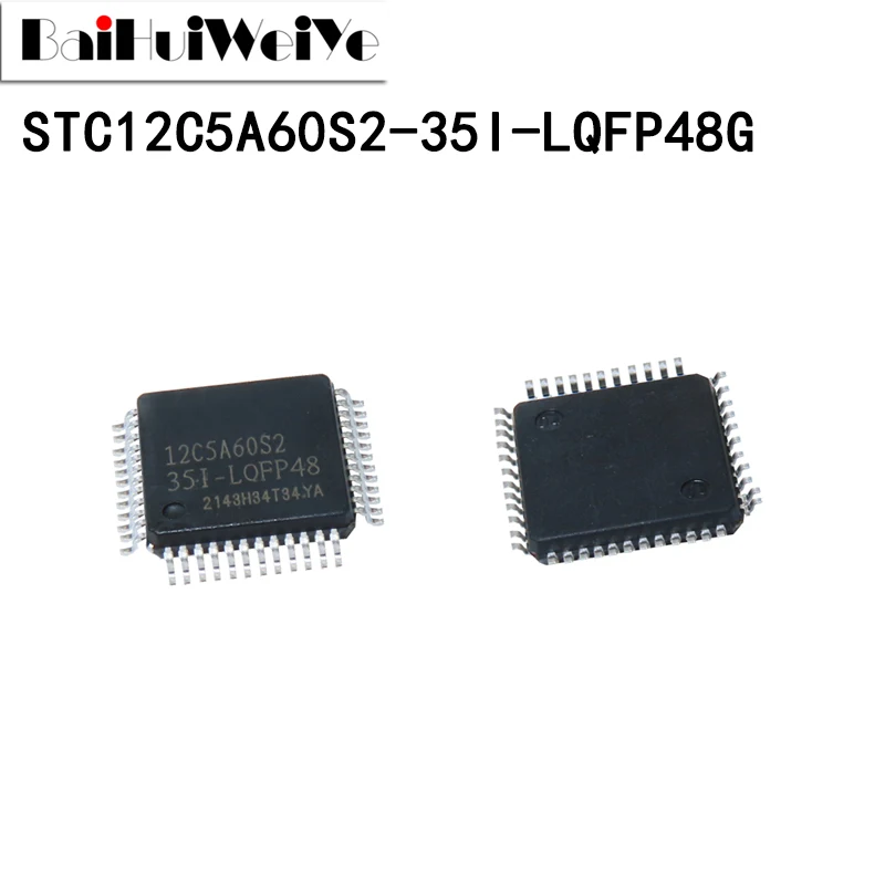 STC12C5A60S2 STC12C5A60S2-35I-LQFP48G STC12C5A60S2-35I LQFP48G Single-Chip Microcomputer New Good Quality Chipset