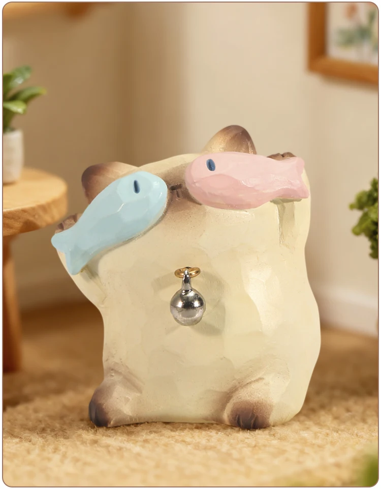 【Bestseller】Kitten Pai begleitende tägliche Serie, Dekoration, Blindbox, niedliche Mini-Puppe, Desktop-Cartoon-Ornament, Überraschungsgeschenke – Detail 13