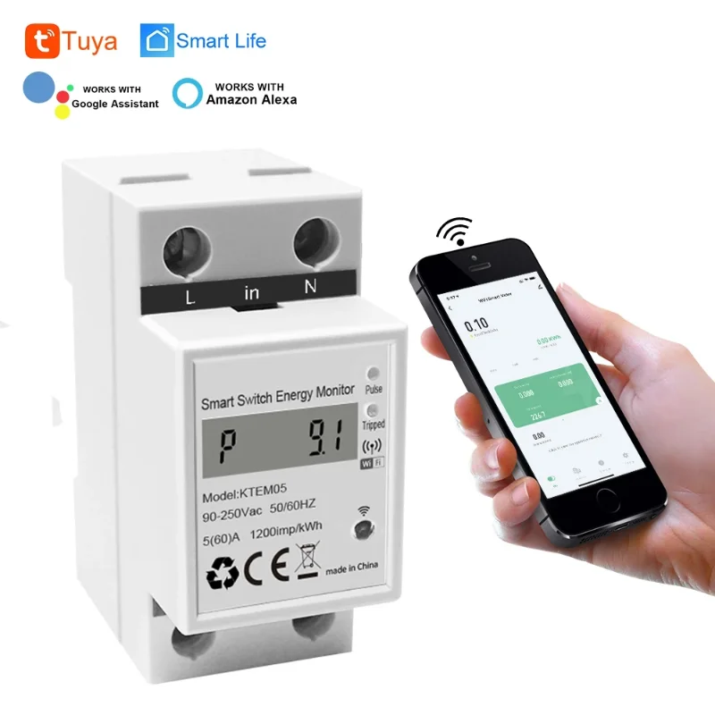 

IOT Smart Wifi Electric Energy Meter Single Phase Digital KWH Meter/Smart Wifi Prepaid Energy Meter