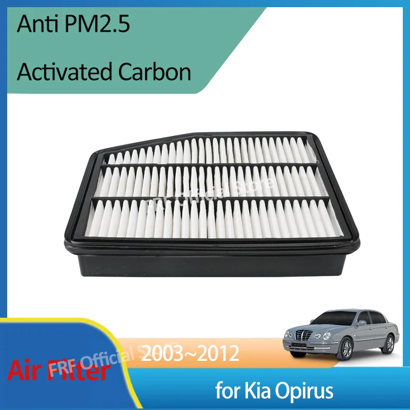 Elemento de filtro de aire para Kia, piezas de automóvil de motor de admisión, Opirus Amanti 2003, 2004, 2005, 2006, 2007, 2008, 2009, 2010, 2011, 2012, 28113-3F900