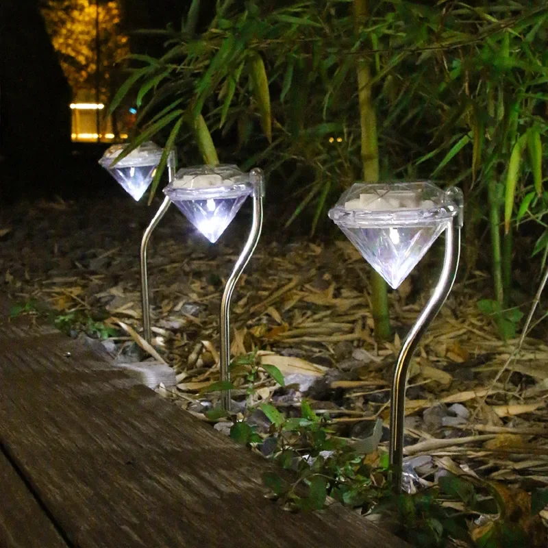 Colorful Waterproof LED Solar Garden Lights for Patio Yard Decoration