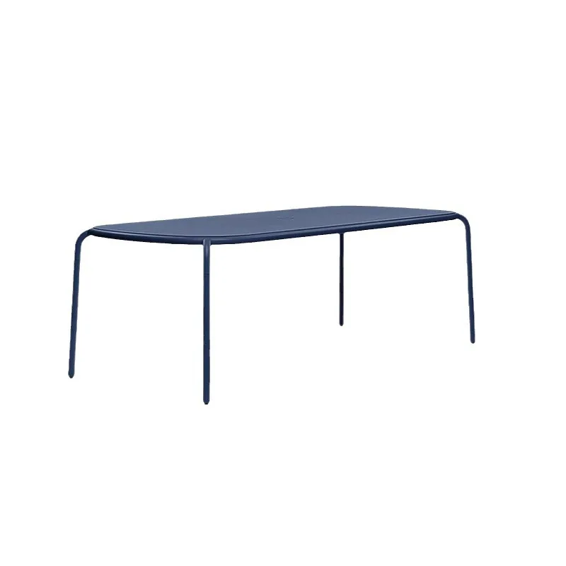 

Light luxury outdoor leisure dining table and chair outdoor courtyard terrace table and chair combination