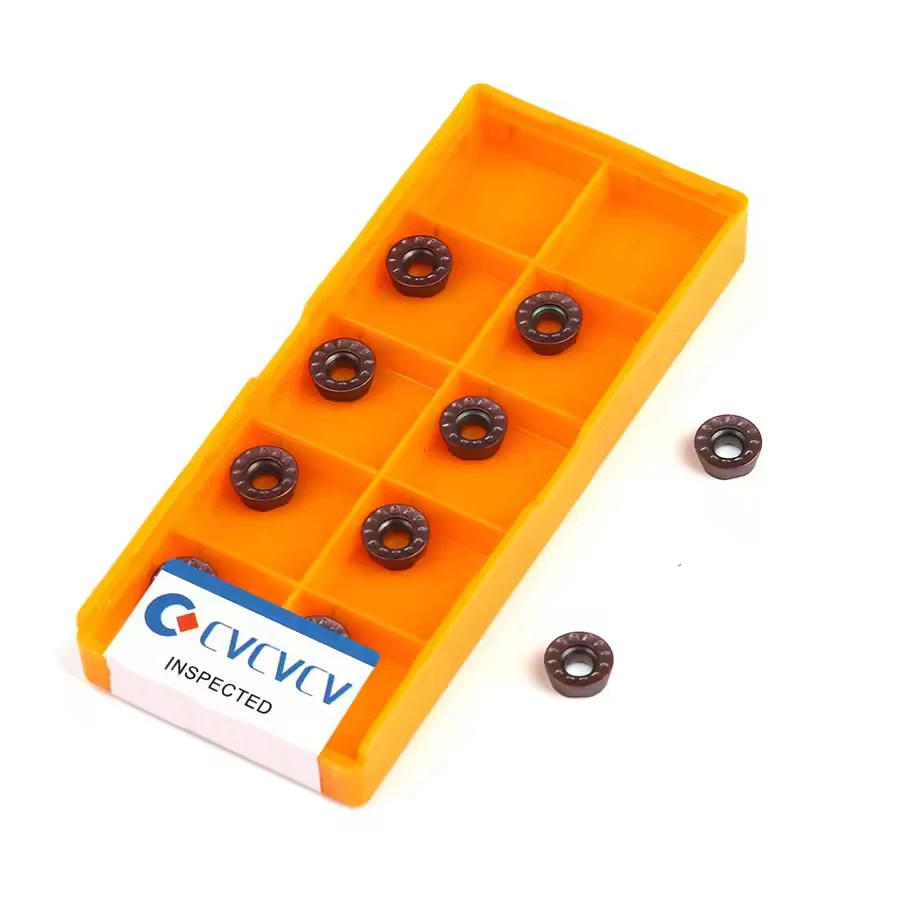 RPMT08T2MOE-JS VP15TF Carbide Dạng RPMT10T3MOE-JS RPMT1204MOE-JS VP15TF Xay Dụng Cụ Quay Rau Tiện Bằng Máy CNC Dụng Cụ Xay Cắt