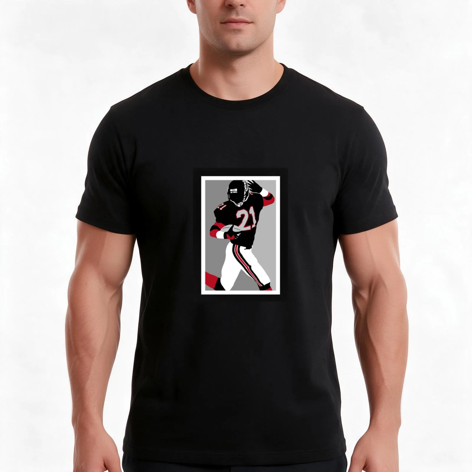Deion Sanders Primetime T-Shirt, Summer Casual Cotton Tee, Oversized Streetwear Tops, Vintage Graphic Print, Unisex Men Women