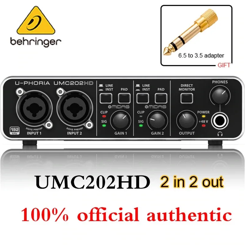 مُدخل الصوت Behringer UMC202HD: تقييم عملي لجودة التسجيل الصوتي في البيئات المنزلية والاحترافية