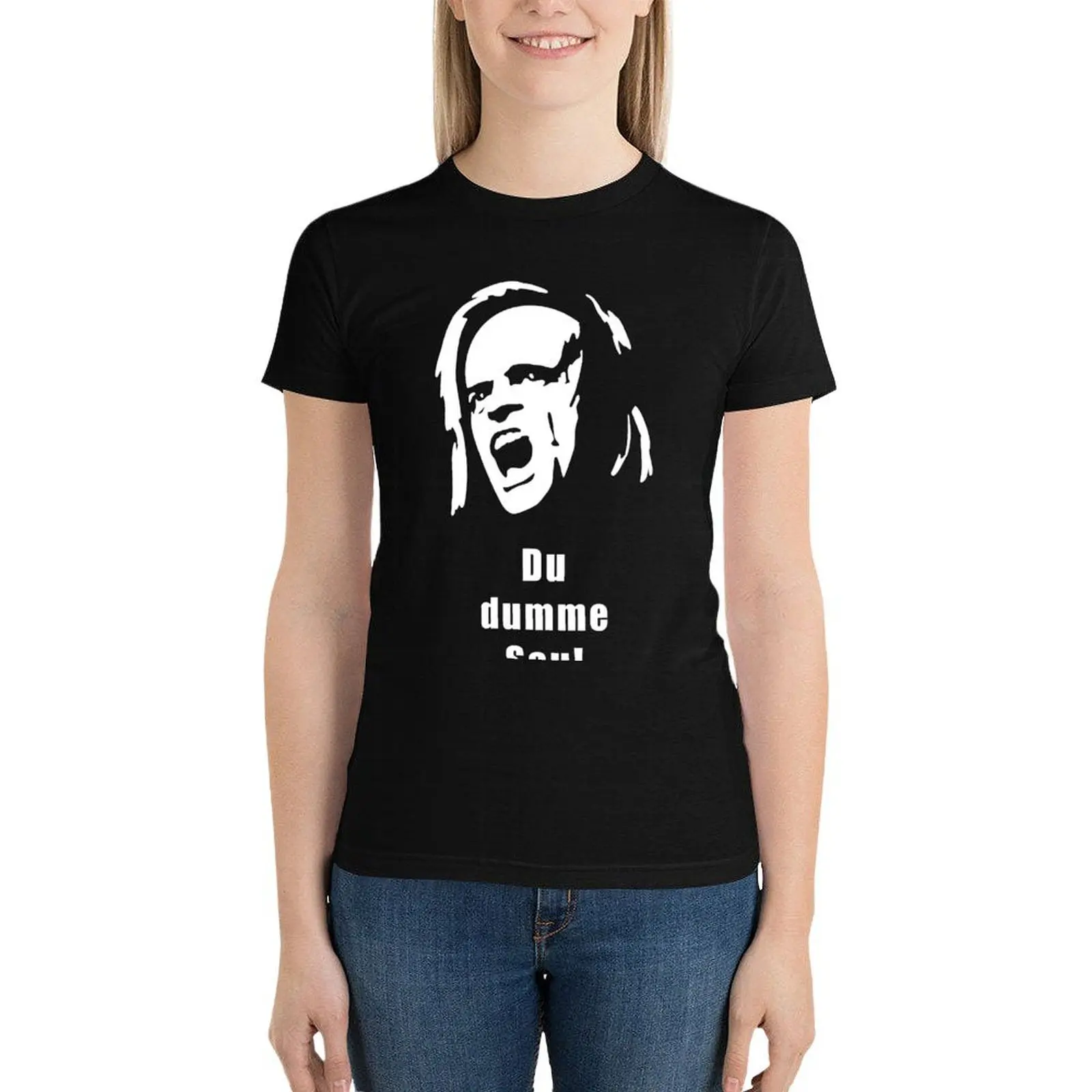 Klaus Kinski - sow T-Shirt kawaii clothes cute tops cropped t shirts for Women