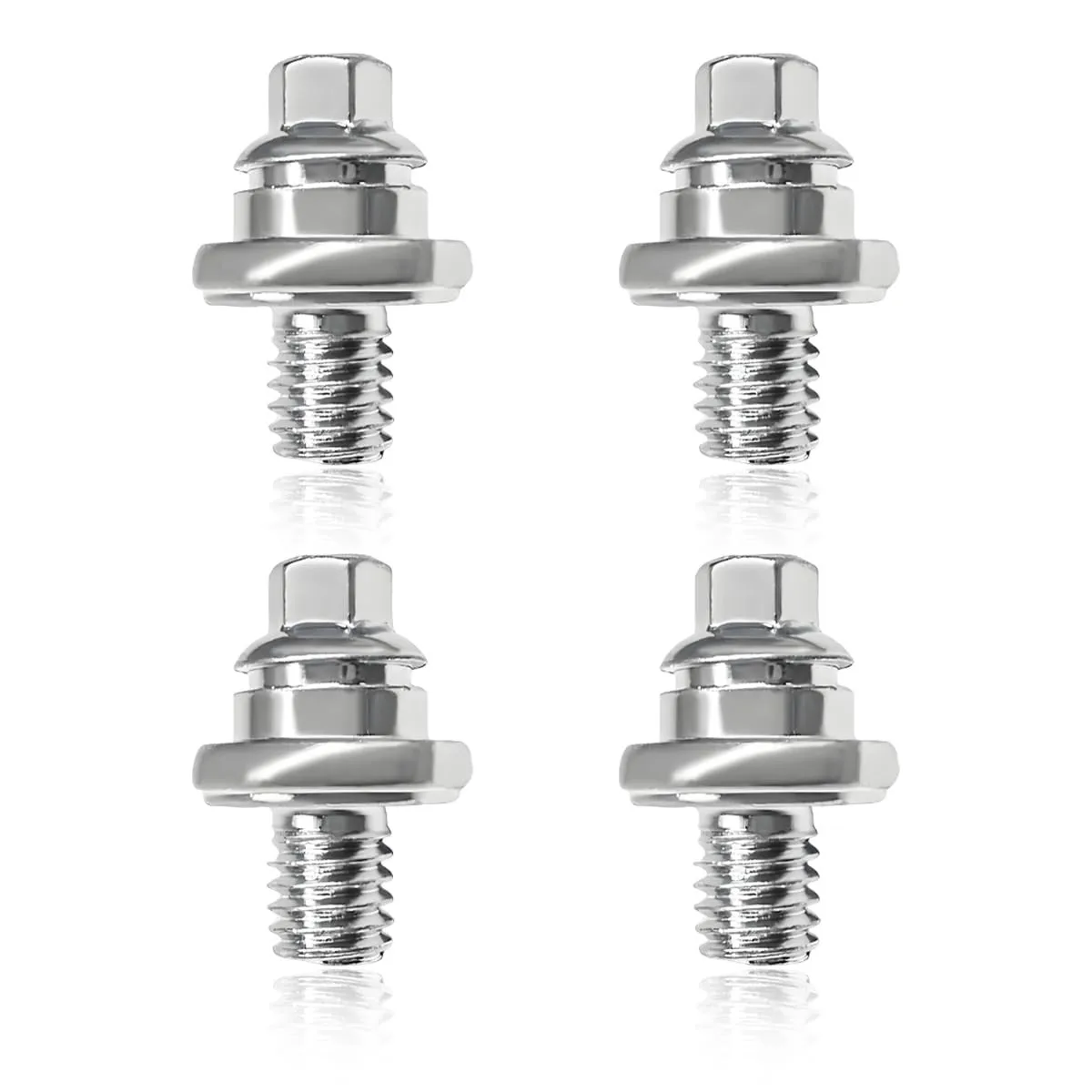 4 PCS Side Post Battery Terminal Bolts, 3/816 Stud Thread Extender Screw for ...