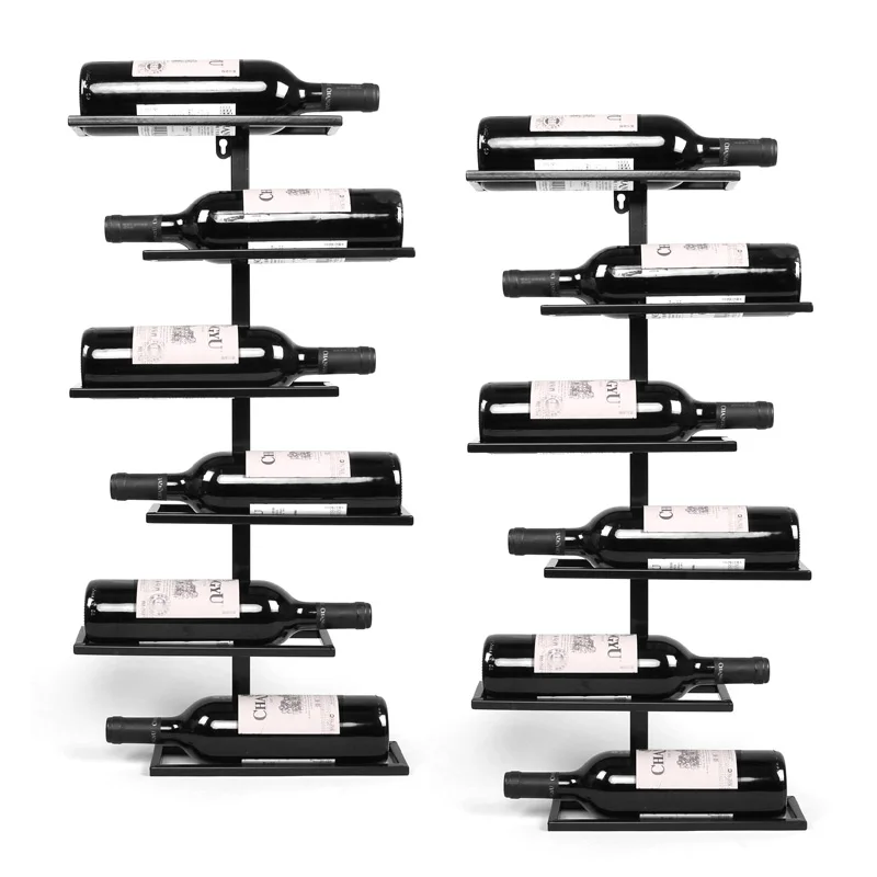 

Wine rack Wall wine Wall-mounted Wine glass Wall Creative Wrought iron