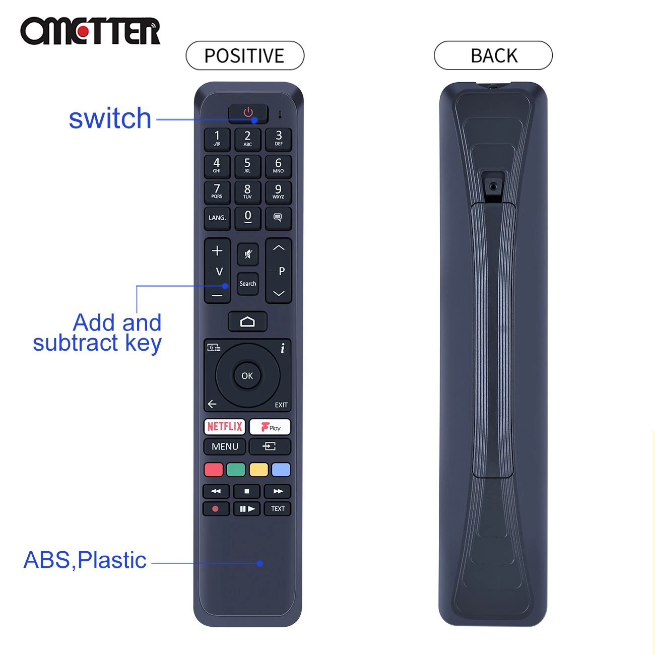 Nuovo CT-8555 RC43161 30102696 per telecomando TOSHIBA Hitachi Smart TV 58 ua2b63db 55 ua3a63dg 65UA4B63DA 43UA3A63DB UA2B