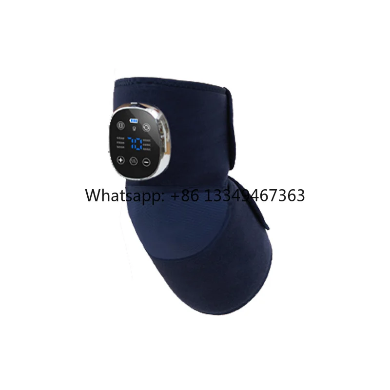 

Heated Knee Brace Wrap with Massage Vibration Heating Pad Stress Relief Knee Massager for Pain Relief Massage