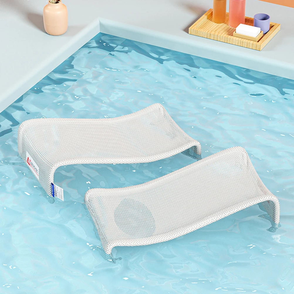 

Baby Bath Support Net for Infant Toddler Bathtub Seat Comfort Easy Use Carbon Steel Portable Basin Plastic Home Use